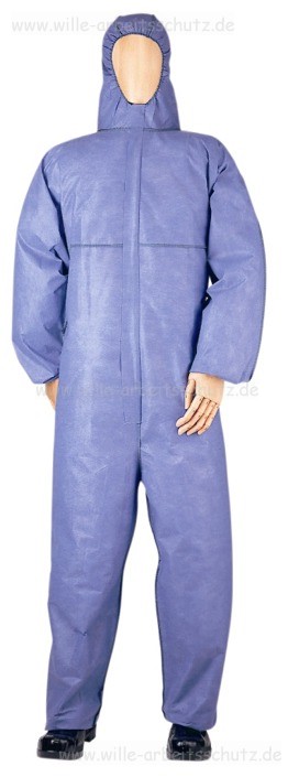 Comfortex - Chemikalienschutz - Einwegoverall blau, antistatisch, atmungsaktiv. Klicken fr Grobild