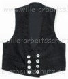 Zunftweste schwarz aus Trenkercord. Klicken f�r mehr Info zum Artikel
