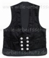 Zunftweste schwarz aus Trenkercord, mit Cordr�cken und Nierenschutz. Klicken f�r mehr Info zum Artikel