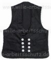 Zunftweste schwarz mit Fellfutter und Nierenschutz, aus Trenkercord. Klicken f�r mehr Info zum Artikel