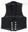 Zunftweste schwarz aus Doppel-Pilot-Stoff. Klicken f�r mehr Info zum Artikel