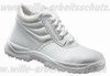 Sicherheitsschuhe hoch, wei� mit Stahlkappe. Klicken f�r mehr Info zum Artikel !