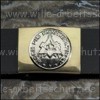 Koppelschlo� mit Maurer-Emblem. Klicken f�r Gro�bild
